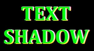 membuat text shadow